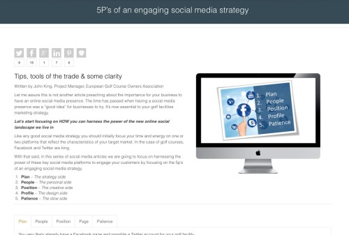5P’s of an engaging social media strategy